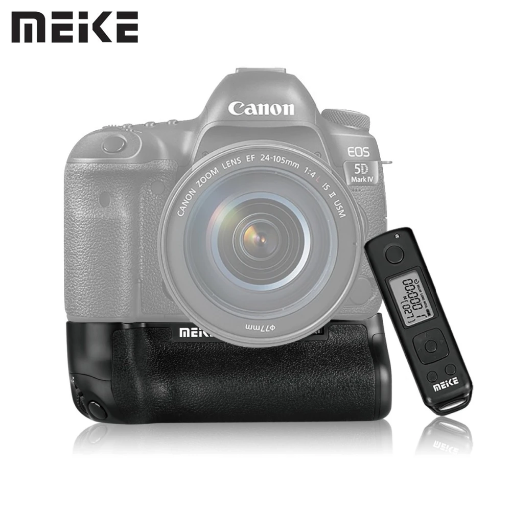  MEKE MK-5D4 PRO Battery Grip With wireless remote for Canon 5D Mark IV Camera as BG-E20 Compatible 
