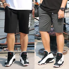 Новое поступление модные супер большие увеличивающие повседневные мужские свободные эластичные талии по колено с буквенными карманами плюс размер XL-6XL7XL 8XL