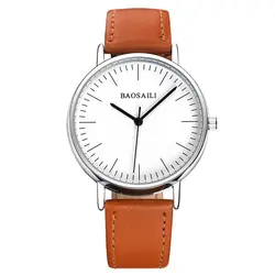 Baosaili корейской версии простой любителей моды кварцевые часы японский механизм водонепроницаемые часы наручные часы