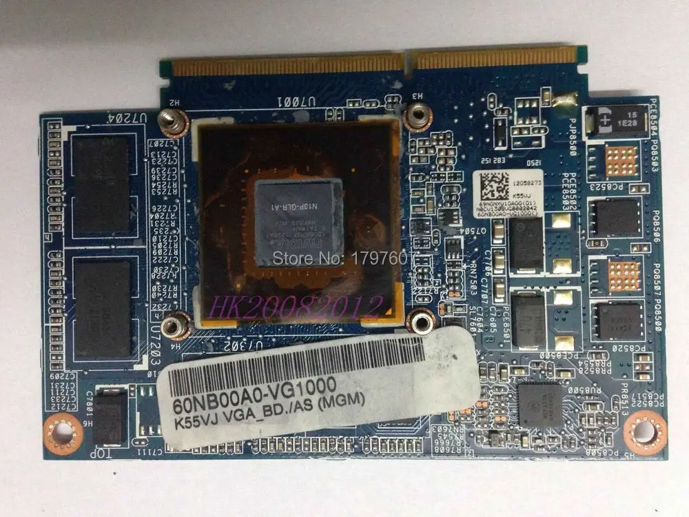60NB00A0-VG1000 For asus K55VJ GT635m 2GB N13P-GLR-A1 Laptop Video card Fully Tested
