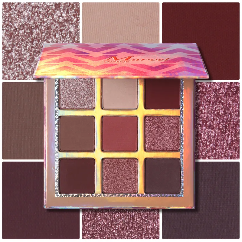 

New and Fashion 9-color Eyeshadows Pearlescent Matte Waterproof Eye Shadow Palette Long-lasting Makeup Naked Palette TSLM1