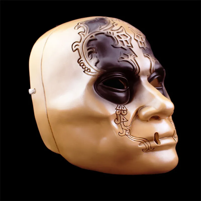 Masquerade Harry Potter Death Eater Mask Lucius Malfoy Resin Cosplay Prop Masks