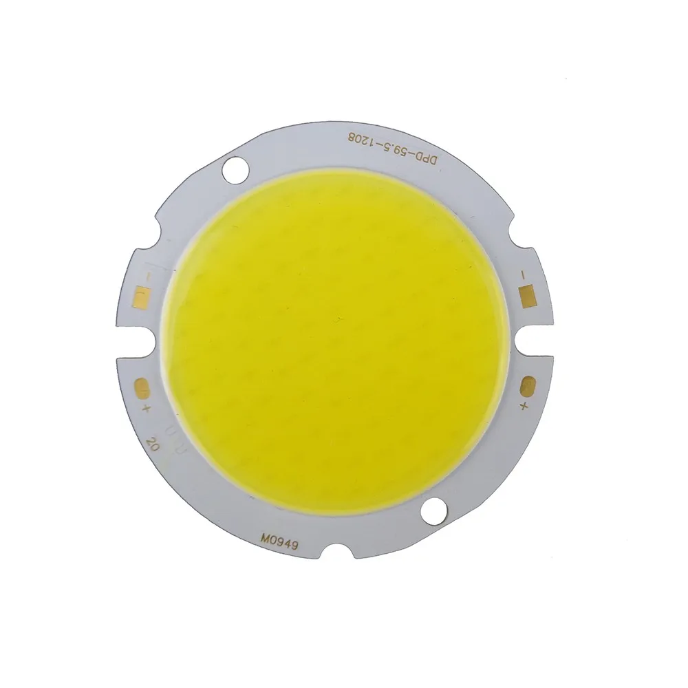 30 Вт круглый COB LED SMD чип dc36-39v высокое Мощность светильники лампы Диаметр 59.5 мм теплый белый чистый белый для домашнего освещения 2 шт