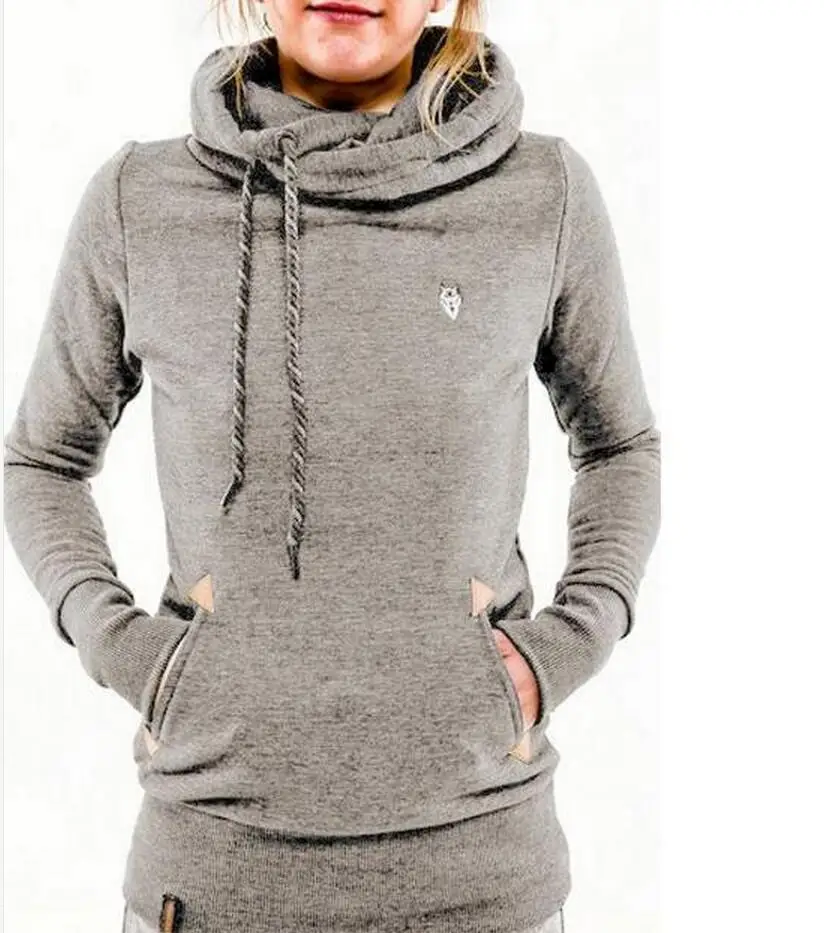  2019 Women Hoodies Sweatshirts Casual Long Sleeve Hooded Sweatshirt Women Coat Pullover 3.253