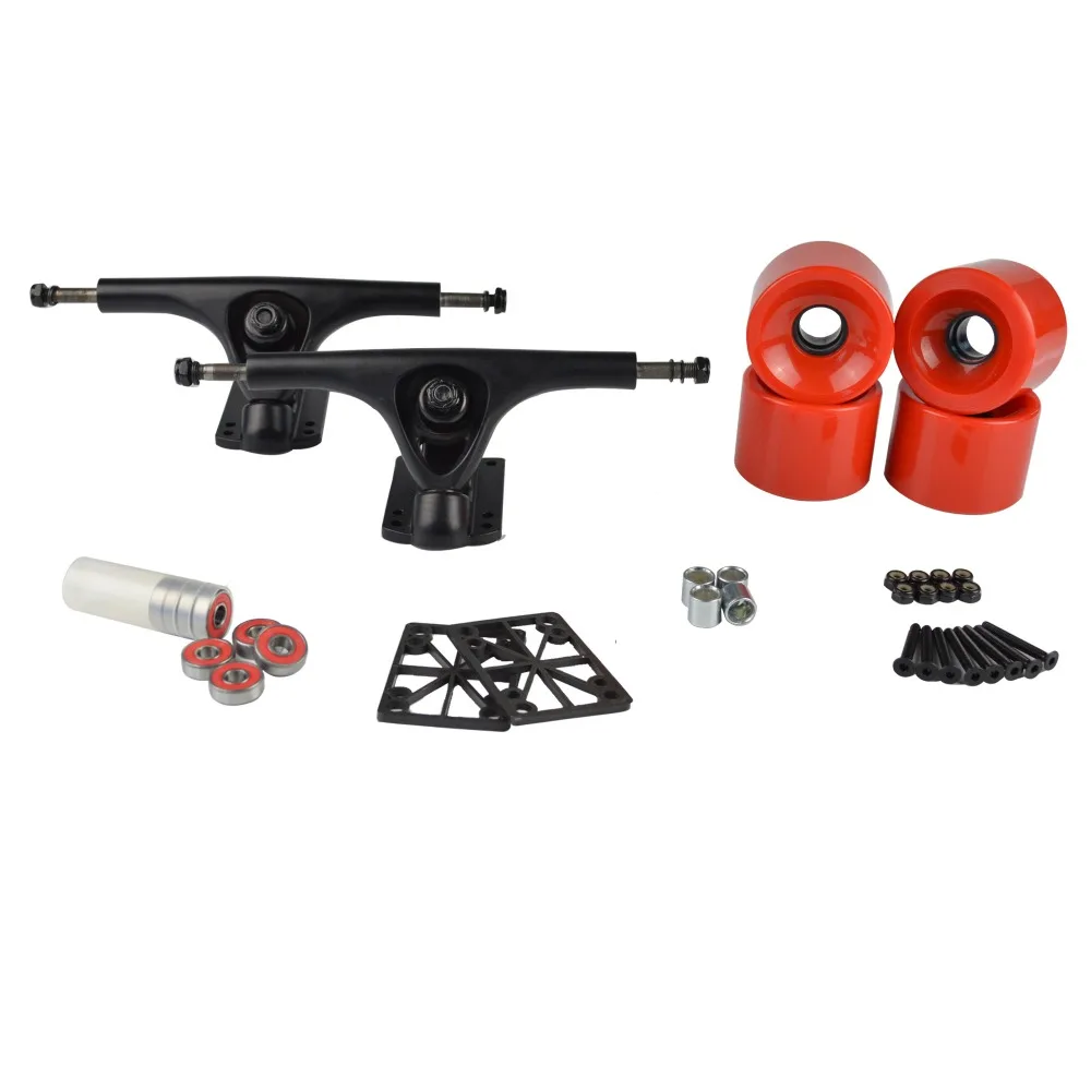 

7" 180mm Longboard Trucks and Wheels 70x51mm Combo caminhao