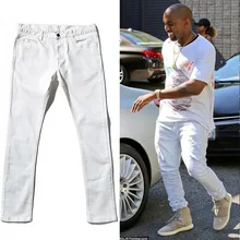 Absolutely High Quality Kanye West 1 1 Design Fear Of God Jeans Rockstar Biker Justin Bieber