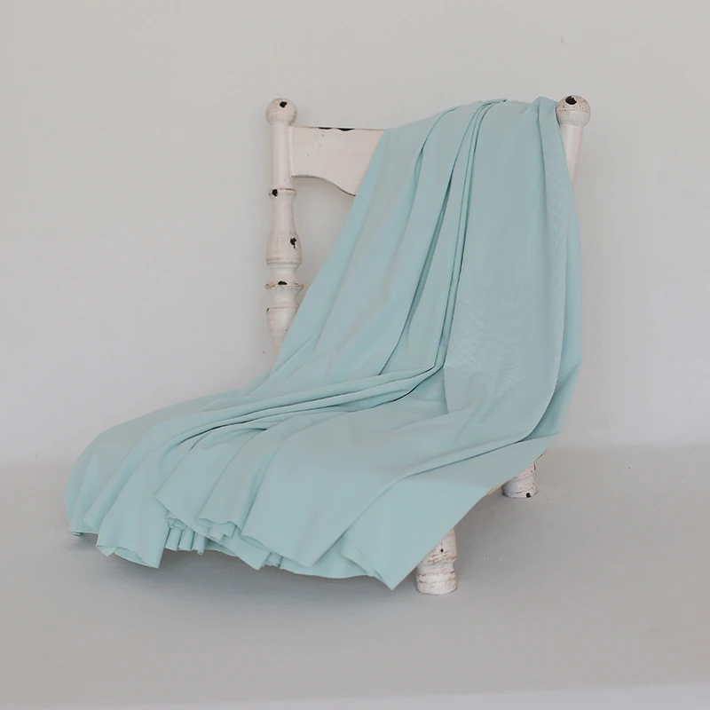 

Vintage Mint Fabric Backdrops Beanbag Cover Blanket Newborn Posing Layer Baby Boy Blanket Studio Photography Props