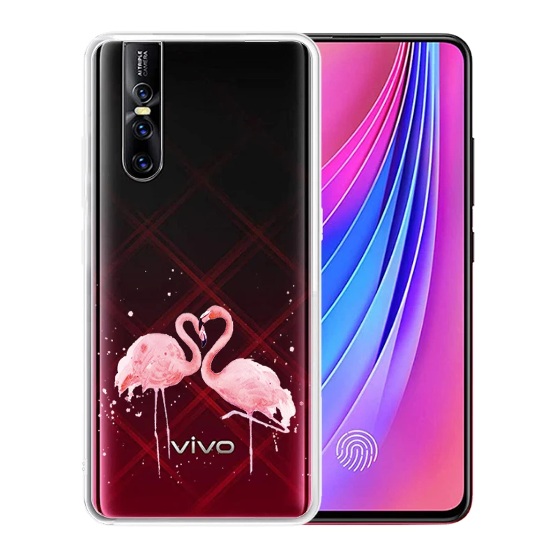 Мягкий силиконовый прозрачный ТПУ чехол для VIVO V17 Pro Nex 3 S1 Asia V15 V11 V9 V7 V5 Youth прочный с
