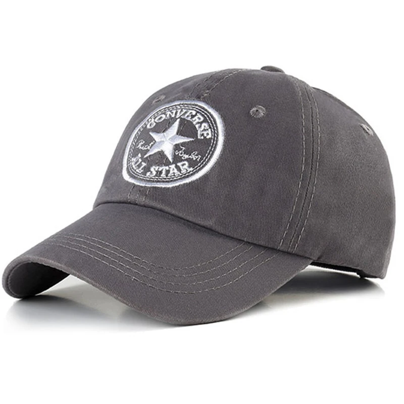 hot cotton embroidery letter five-pointed star baseball cap snapback caps fitted bone casquette hat for men custom hats