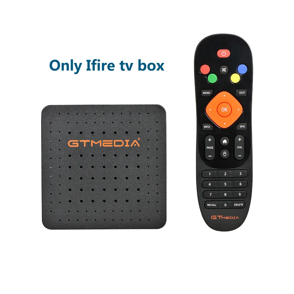 Новейший IPTV BOX GTmedia IFIRE tv Box 4K HDR H.265 STB BOX Ultra HD wifi Xtream IP tv Stalker IP tv Youtube телеприставка - Цвет: iFIRE IPTV BOX