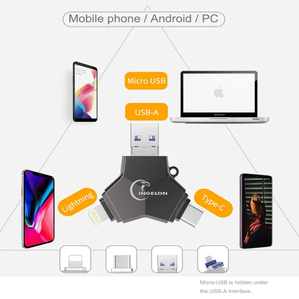 Ingelon disk on key 32gb usb flash drive 64gb 3.0 clef usb stick pendrive personalizado custom diy 