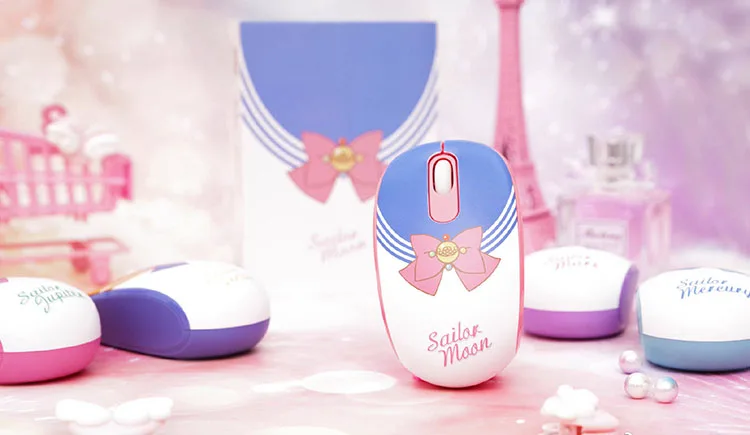 Sailor moon Sailor Senshi Беспроводная игровая мышь Mercury Jupiter Venus mars USB реквизит для костюма