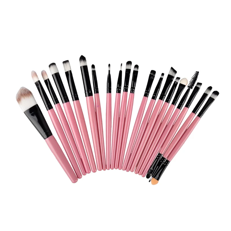 

20pcs face Eye Makeup Brush Set Eyeshadow Blending Brush Powder Foundation Eyeshadading Eyebrow Lip Eyeliner Cosmetic Brush Tool