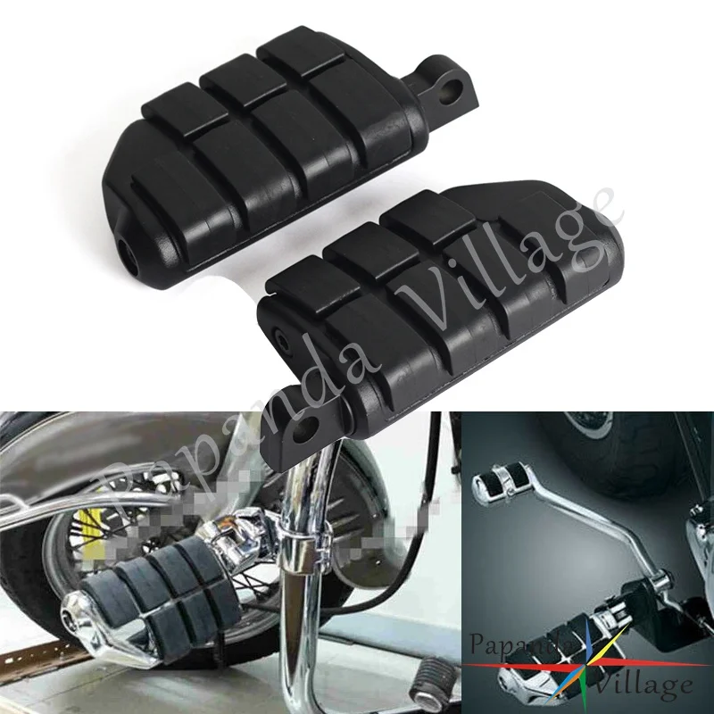 Черные мотоциклетные прутки мужские подножки с креплением для Harley Honda Yamaha Sportster