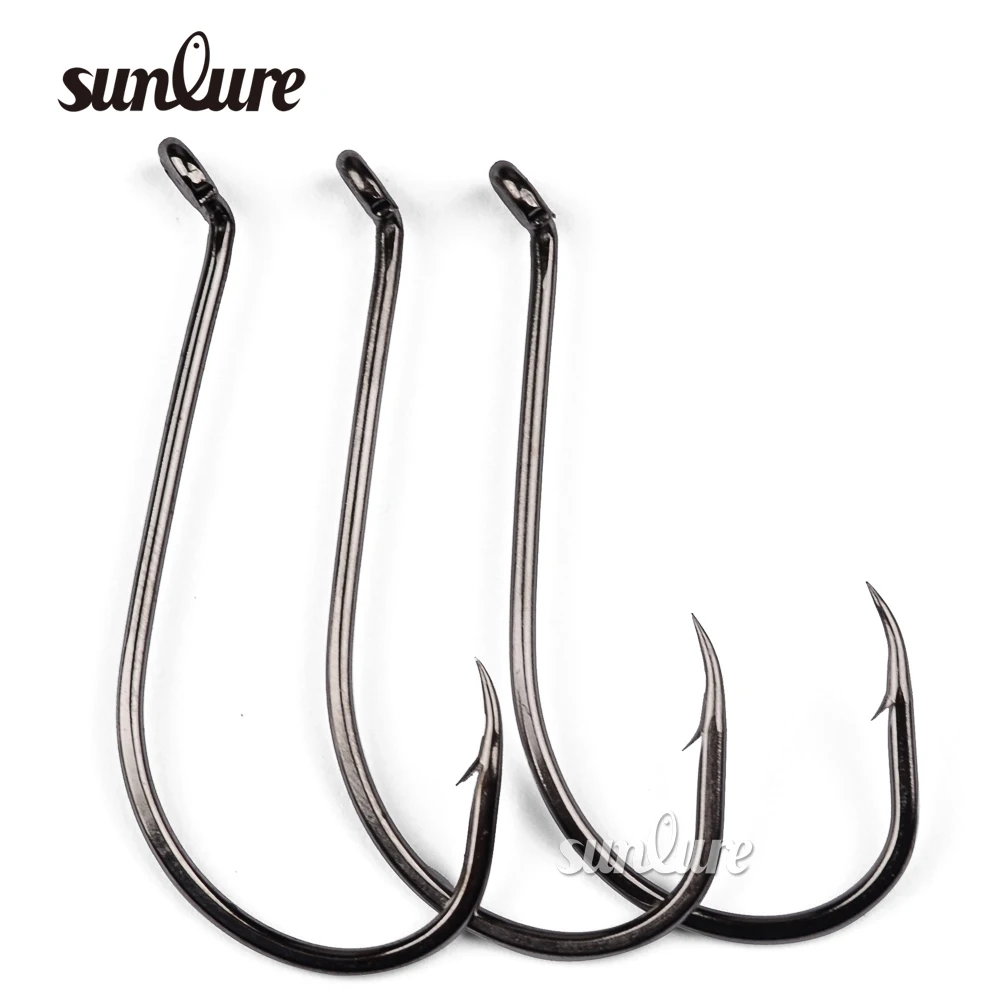 50pc SUNLURE Brand Fishing Hook 8299 Octopus Series HC 72A High carbon