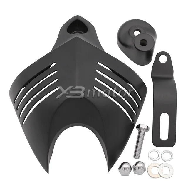Motorcycles Black Chrome Horn Cover Stock Cowbell Horns For Harley Dyna