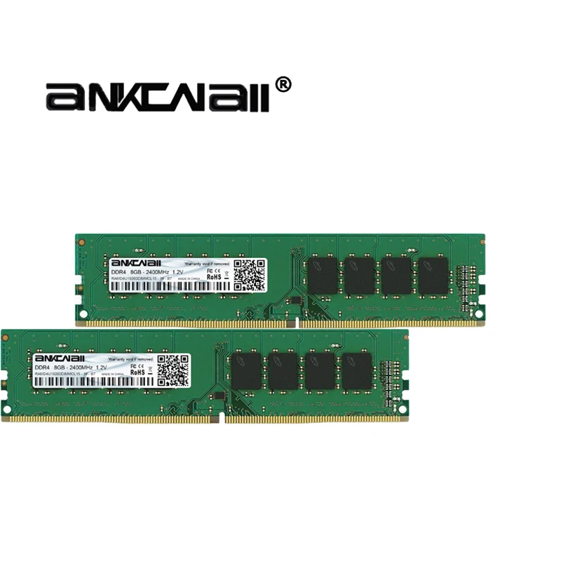 

New ANKONALL ddr4 32GB （2PcsX16GB) 2133MHz 2400 MHz 2666 Mhz desktop memory, highly compatible with Intel and AMD systems