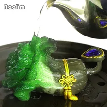 Нефритовый каменный порошок чайная церемония чай ПЭТ цвет изменены украшения Ruyi Нефритовая капуста подарок ручной работы Чай Аксессуары для домашнего декора