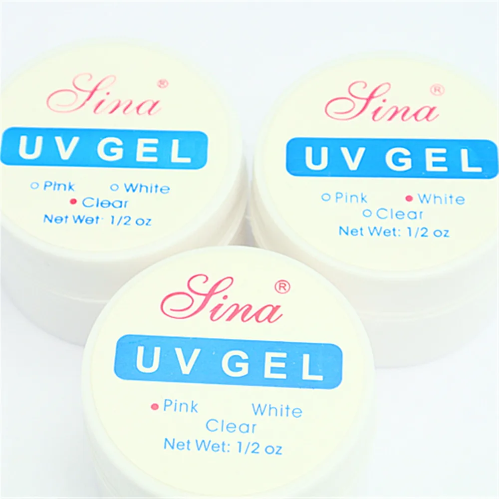 

2017 Limited Promotion Canni Transparent - Pink-white Uv Gel Manicure Clear Color Nail Nails Art Tips Salon Builder Extension