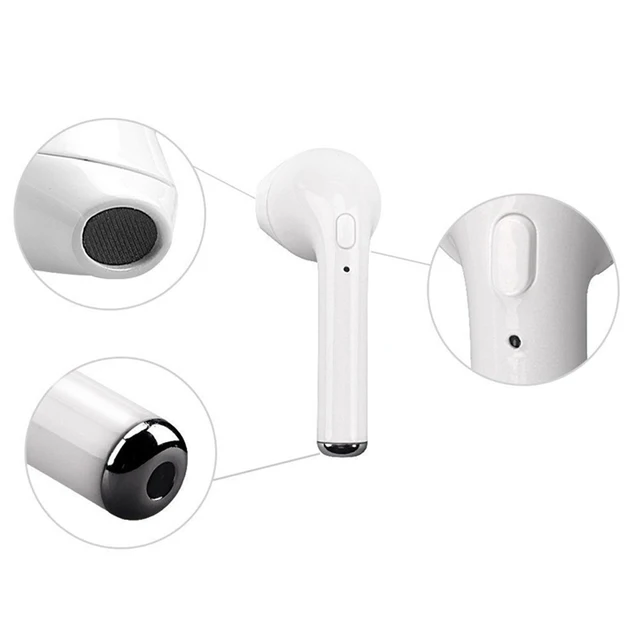 Hot i7 TWS Twins Wireless Earphones Mini Bluetooth V4.2 Earbuds Stereo Headset Headphone Earpiect Earset For Iphone X 5S 8 PLUS 7 plus 7 6s 6 plus Galaxy S8 Samsung Xiaomi Huawei Meizu LG PC Girl Children Women ( (8)