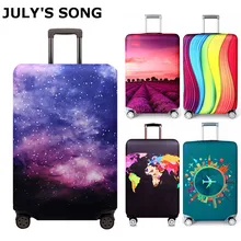 JULY'S SONG Elastic Fabric Luggage Protective Cover, Suitable 18-32 Inch , Trolley Suitcase Case Dust Cover Travel Accessories JULY'S SONG Elastic Fabric Luggage Protective Cover, Suitable 18-32 Inch , Trolley Suitcase Case Dust Cover Travel Accessories