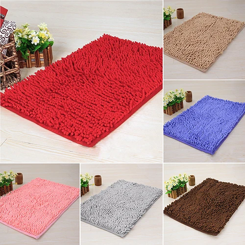 Soft Shaggy Area Rug Dining Room Home Bedroom Carpet Anti-Skid Useful Floor Mat