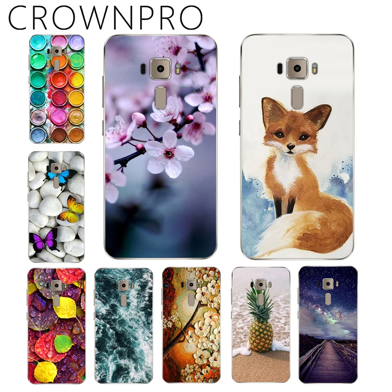 

CROWNPRO TPU 5.2" ASUS Zenfone 3 ZE520KL Case Cover Patterned Soft Silicone Phone Back Protective ASUS Zenfone 3 ZE520KL Case