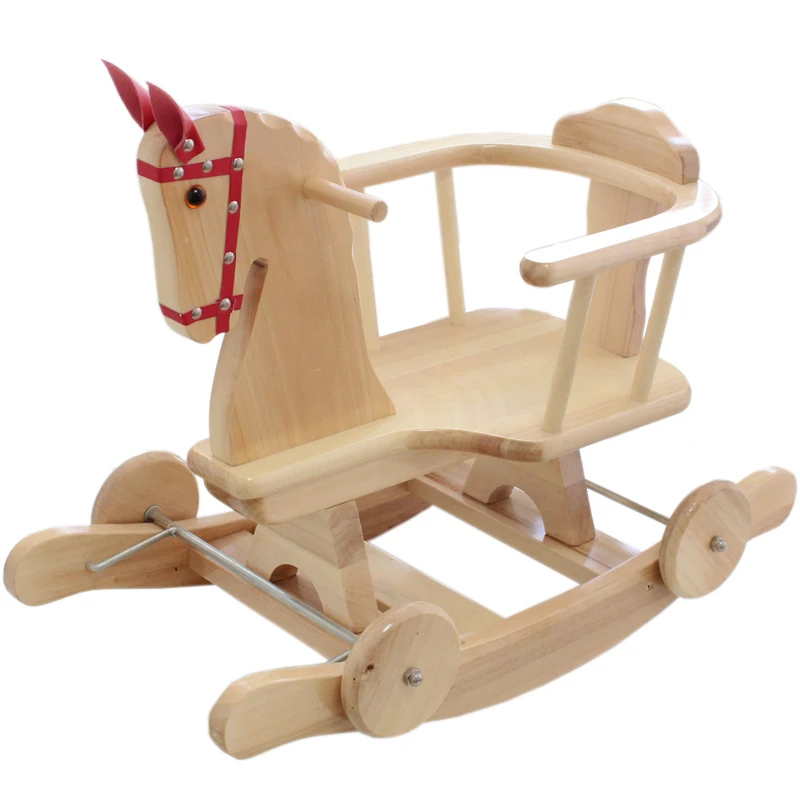 wood horse for baby