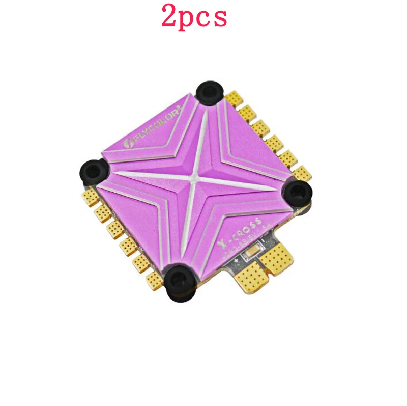 

2pcs Flycolor 4in1 BLHeli32 ESC X-Cross BL-32 3-6S 40A Electronic Speed Controller BEC 5V 1.5A for RC Racing FPV Multi-axle