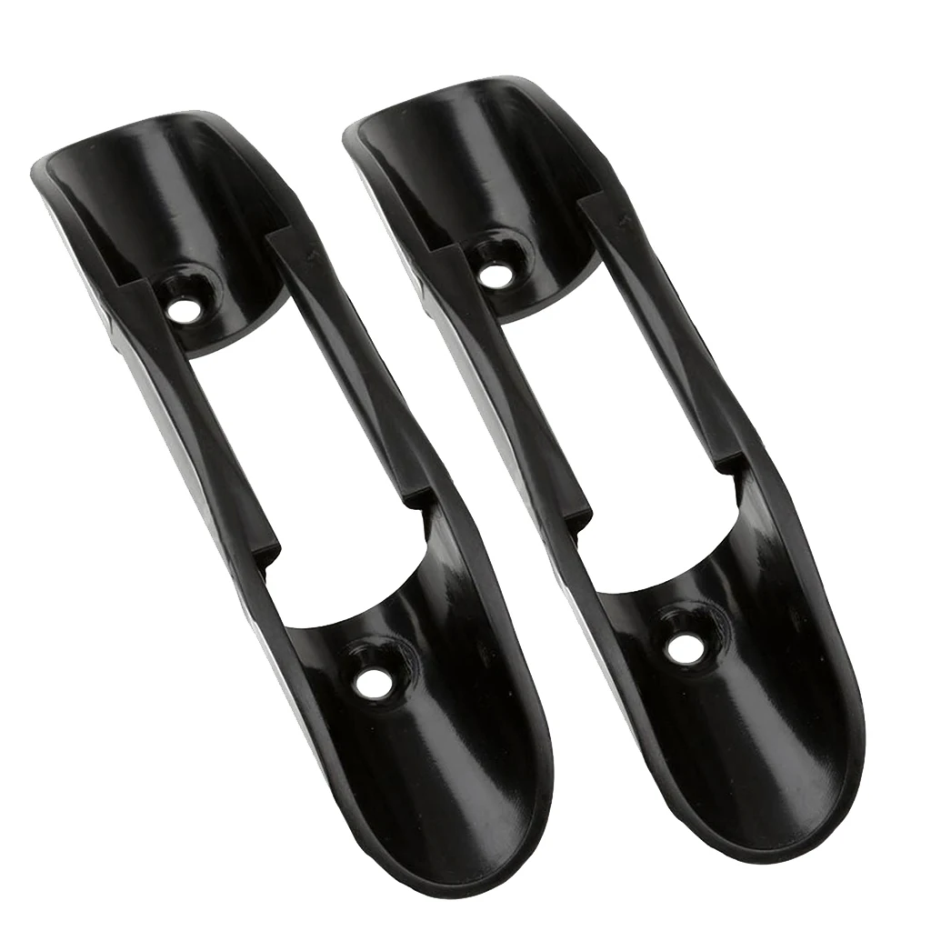 2 Pieces Kayak Paddle Clip Holder with 2 Pieces Canoe Boat Scupper Stoppers for Flatable Fishing Boat Dinghy Yatch Accessories