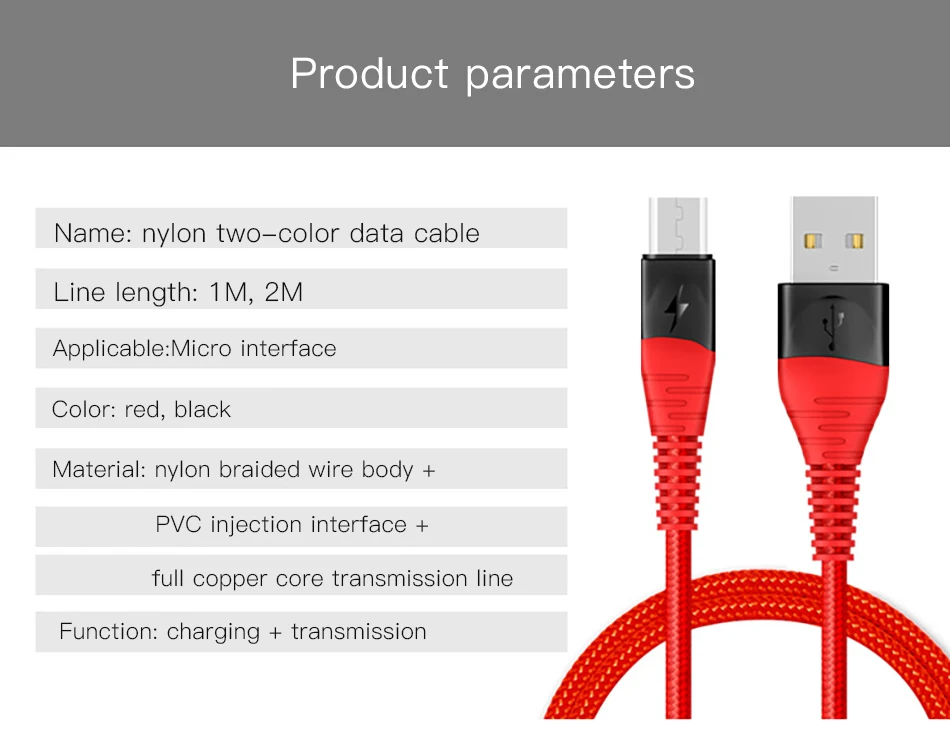 ACCEZZ 1 м 2 м кабель зарядного устройства микро-usb Быстрая зарядка и синхронизация данных для samsung S7 Xiaomi Redmi Note 5 Pro huawei Andriod телефонные кабели