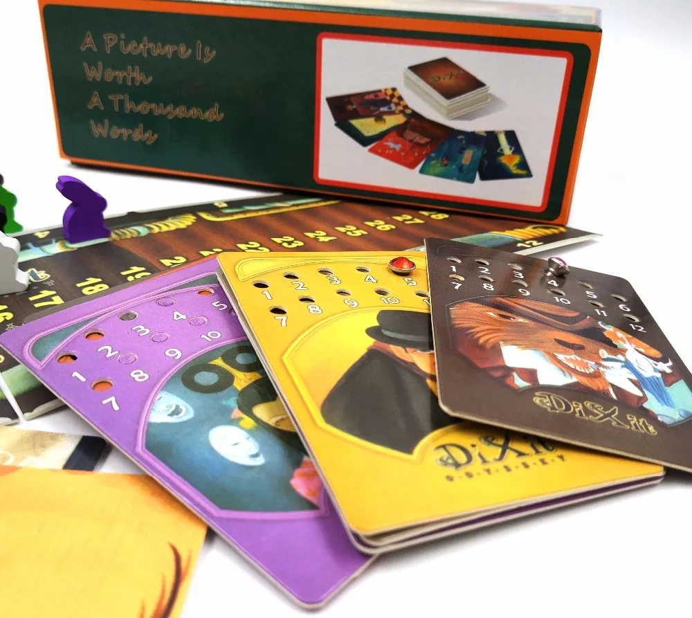 Cards Game Dixit 1 2 3 4 5 6 7 8 For Home Party English Russian