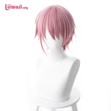 L-email парик Gotoubun no Hanayome Ichika Nakano Косплей парики 30 см короткие прямые синтетические волосы Perucas Косплей парик