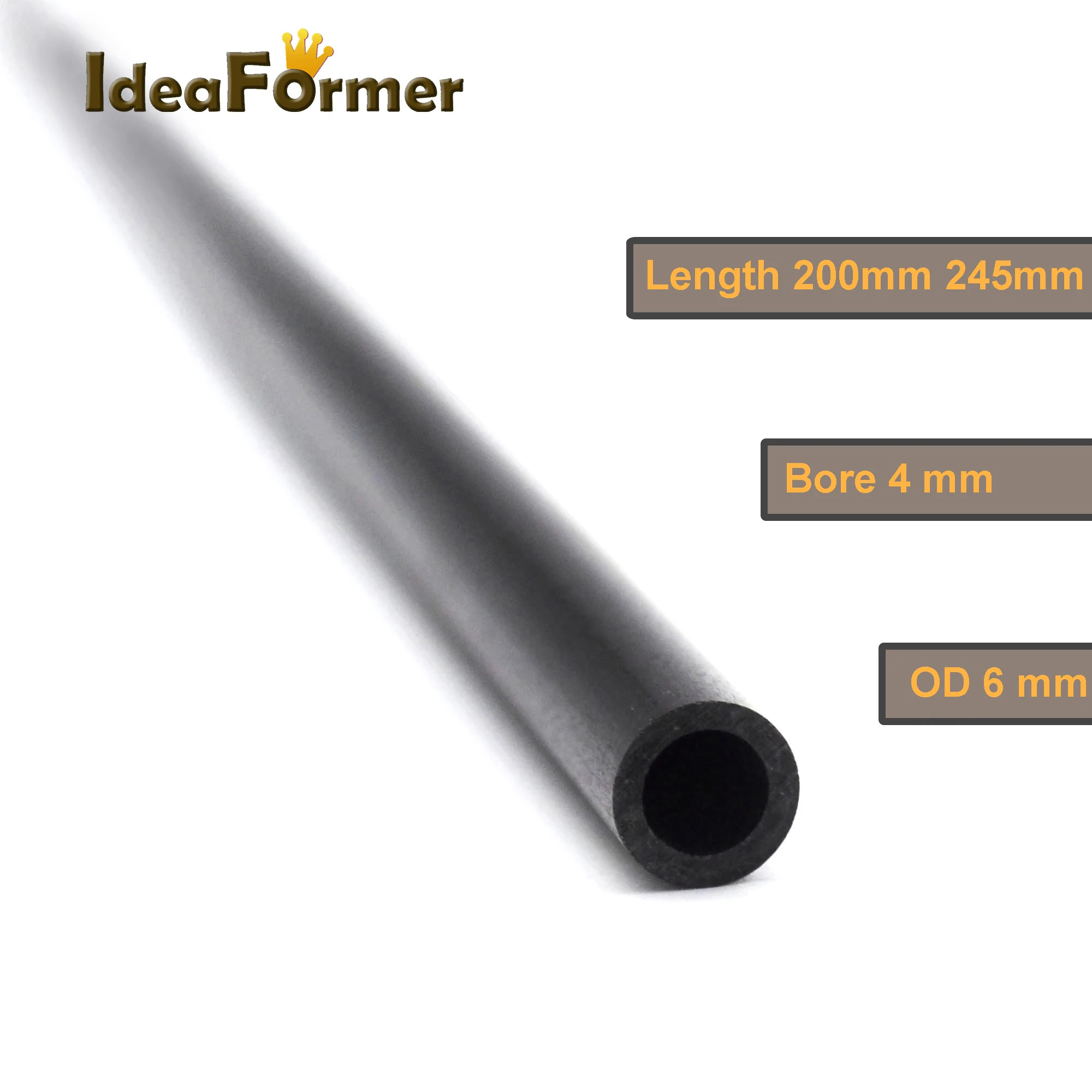 6 قطعة كوسيل دلتا 12 K الكربون الألياف مناور مواز دفع قضيب الكربون الألياف أنبوب مواز الذراع 3D طابعة أجزاء