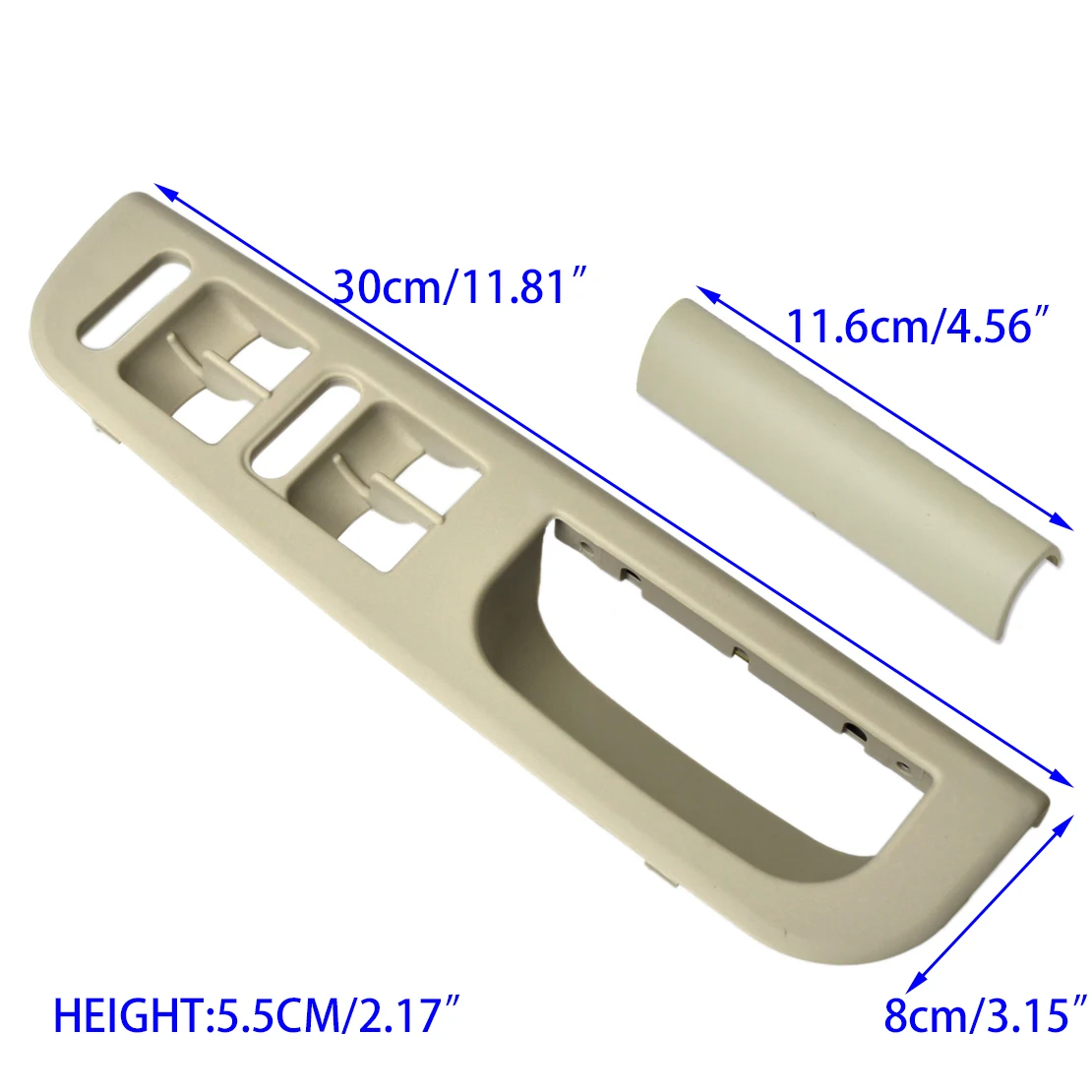 DWCX бежевый Окно дверной выключатель панель управления ободок + ручка отделкой 3B1 867 171 E 3B0 867 175 9B9 для VW Golf Passat Jetta Бора MK4