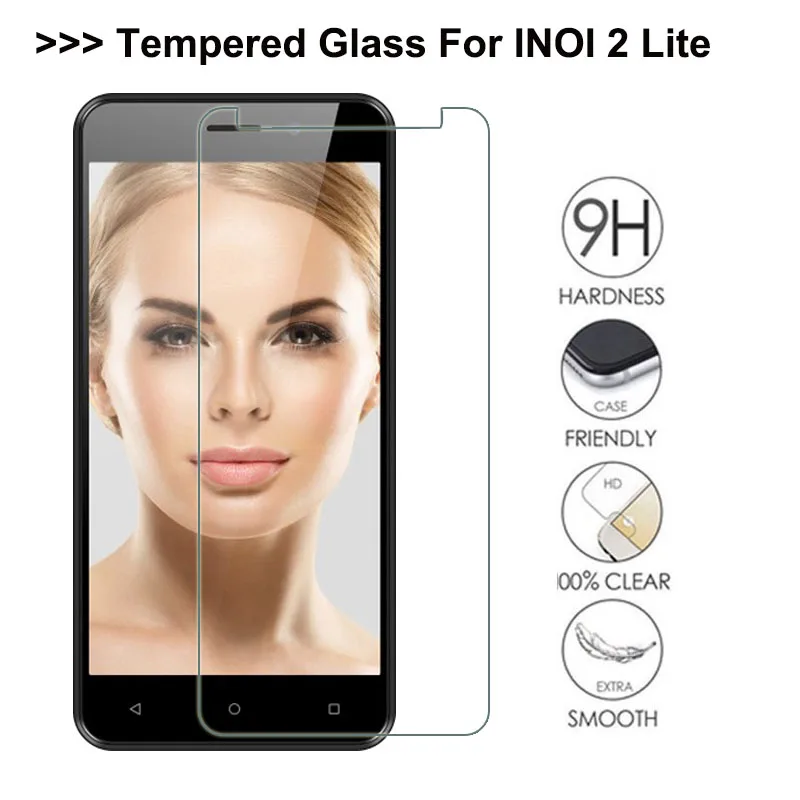 

Tempered Glass for INOI 2 Lite Screen Protector 9H 2.5D Explosion-proof Protective Glass Film Screen Protector cover phone