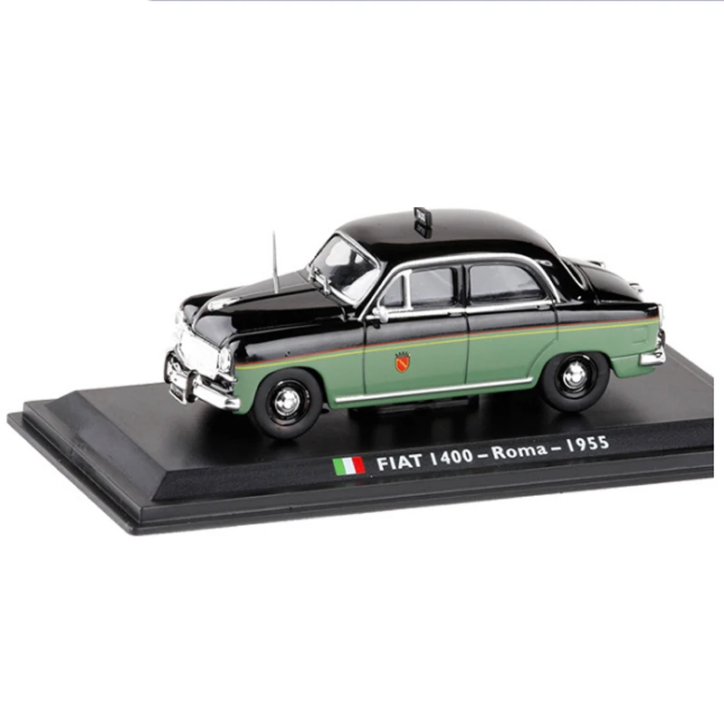 1:43 Fiat 1400 Roma 1955 такси литье под давлением итальянская модель автомобиля Коллекция украшения кабины Классический с оригинальной коробкой