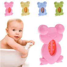 Cute Cartoon Frog Bathtub Bath Safe Water Thermometer Tester For Baby Children baby s cute tiger style bathtub bathing water thermometer orange yellow black