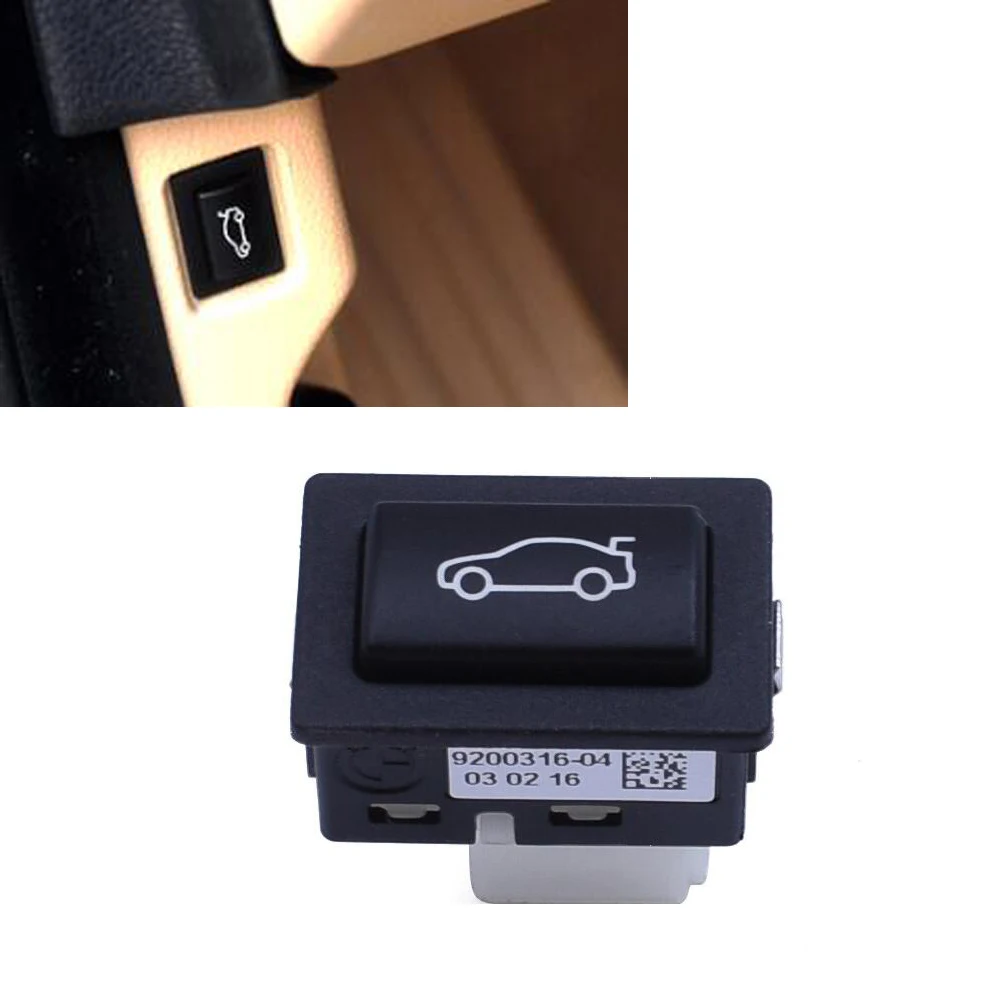 

CAPQX Rear Trunk Tailgate Release Switch Button For 1 3 5 6 Series X1 Z4 E60 E61 E63 E64 E81 E82 E84 E87 E88 E89 E90 E91 E92 E93