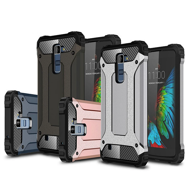 Strong Hybrid Tough Shockproof Armor Back Case Cover For LG G5 G6 K4 K5 K7 K8 K10 Dual Layer Anti-Knock Hard Rugged Fundas Capa | Мобильные