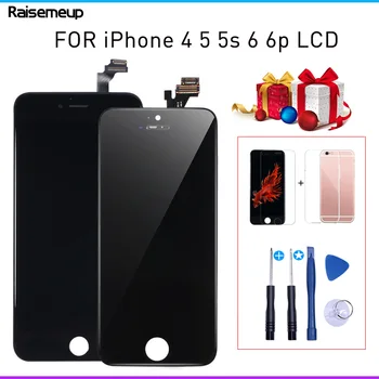 

AAAA Quality Assembly For iPhone 4 5 5S 6 plus LCD Screen for iPhone 6 Display Digitizer Touch Replacement Pantalla with gift