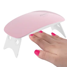 SUNUV SUNmini UV Nail Lamp LED Light Portable Mini UV LED Nail Dryer for Gel Varnish Nails Art Tools