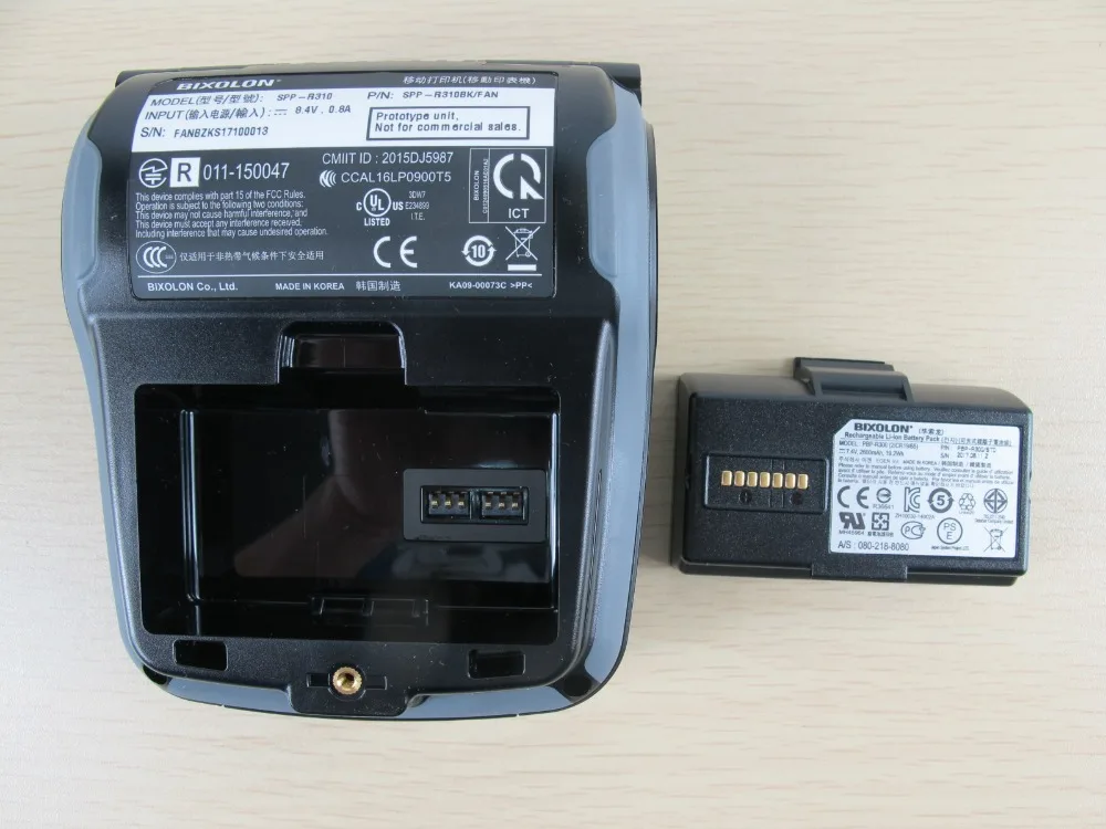 Оригинальный брендовый Новый Bixolon SPP R310BK/FAN 3 дюймовый мобильный чековый прямой