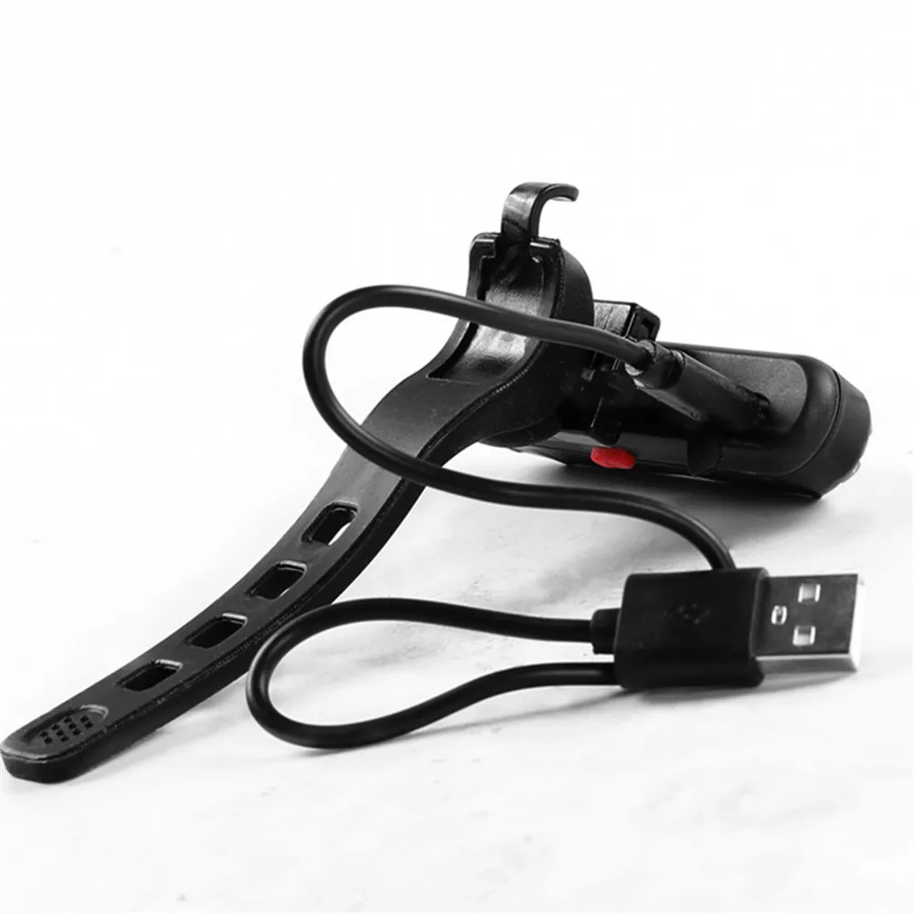 Luz de la bici 6 modos recargable Bicicleta frontal luz trasera LED luces del ciclo accesorios USB Lampara Bicicleta