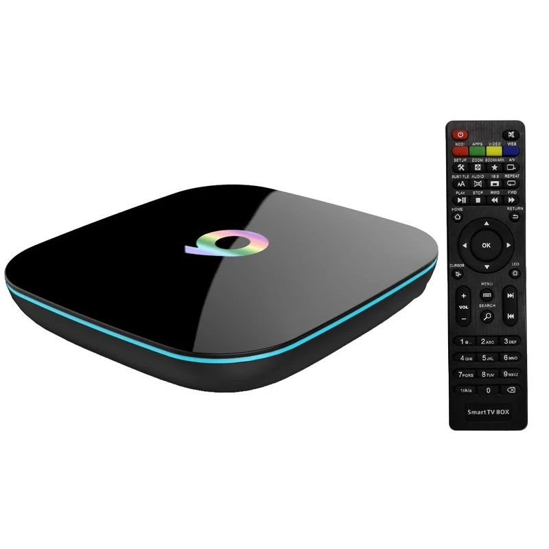 Clearance Q box Amlogic S905 Quad Core Android TV Box 2GB 16GB Wifi