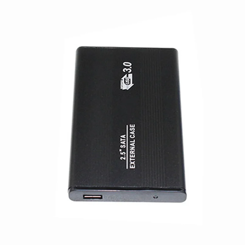 2,5 дюймовый чехол для ноутбука SATA HDD для Sata USB 3,0 SSD HD жесткий диск Внешний корпус для хранения с кабелем USB 3,0 - Цвет: USB 3.0  BLACK