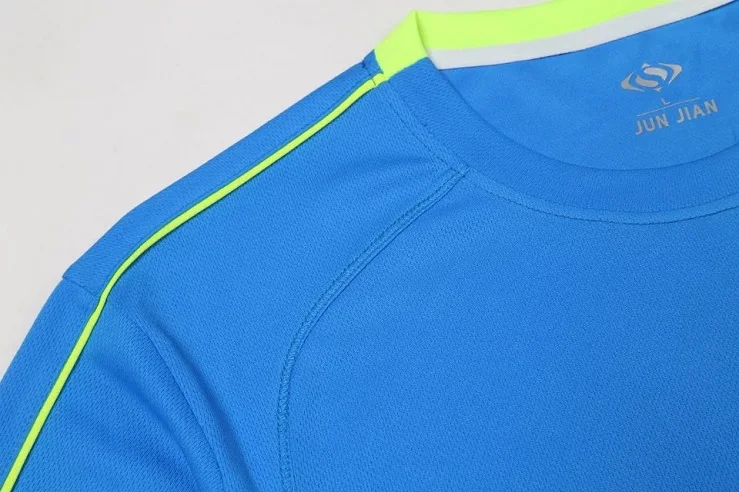 Мужская спортивная одежда с коротким рукавом спортивная рубашка для бега быстросохнущая футбольная Спортивная футболка мужская спортивная одежда Спортивная кофта