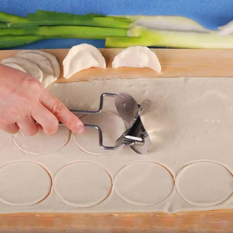 

Dumpling Wrapper Mold Quick Dumpling Maker Mould Pie Ravioli Cooking Pastry Tools Circle Cutter Making Machine #05