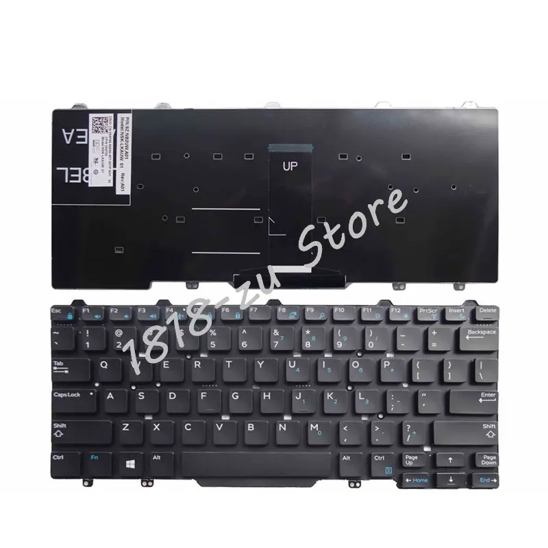 Новая английская клавиатура для ноутбука Dell Latitude 3340 E3340 версия США без рамки 9z.