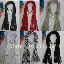 Мода сердце Кулон ожерелье шарфы женские шарфы платки новые шарфы хлопка пашмины шарфы 164